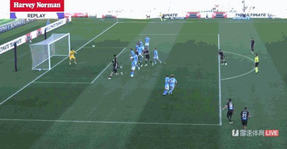 😎莫雷诺直接任意球破门，奥克兰FC2-2扳平比分